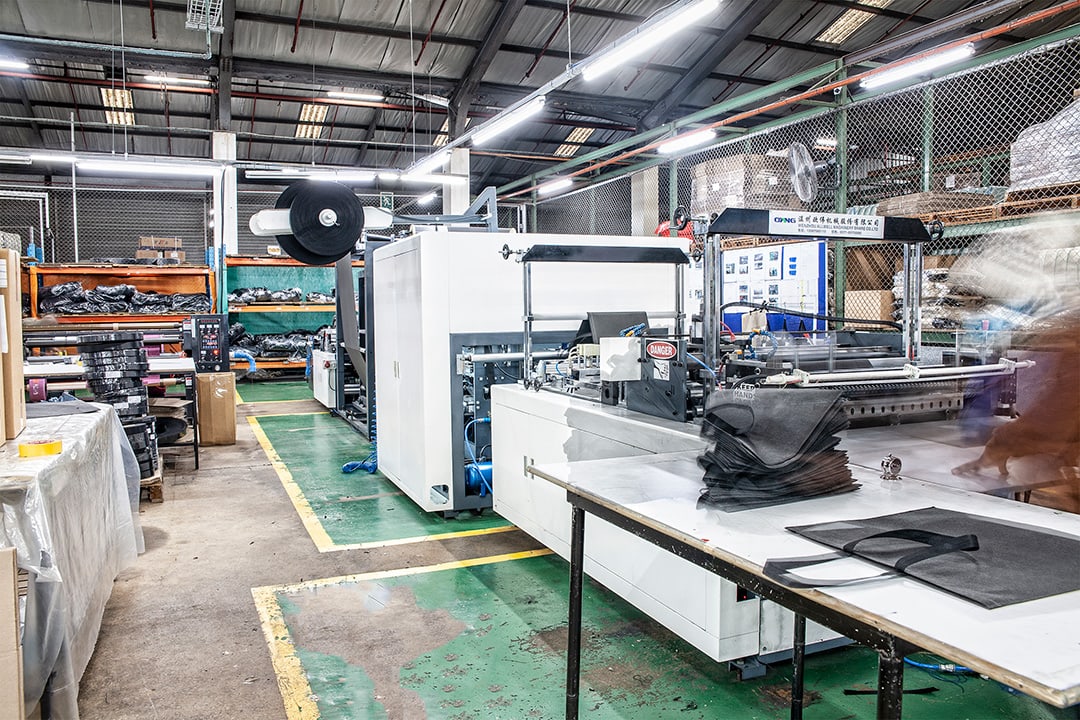 Romatex annual report highlights 18 Machinery and production equipment inside the Romatex factory in Cape Town, South Africa